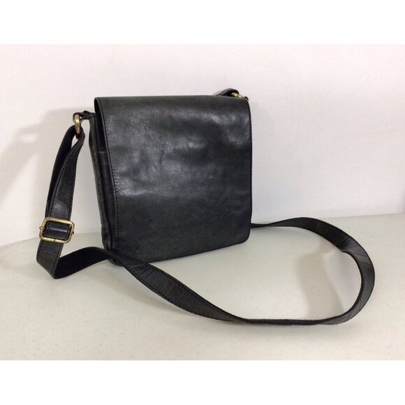Fifth Avenue Leather Crossbody Bag Purse - Picture 1 of 8